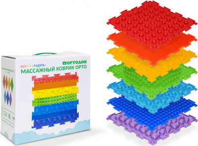 Коврик модульный ОРТОДОН - набор №4 Радуга