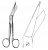 Ножницы JO-21-122 для разрезания повязок с пуговкой 185мм (н-14s)
